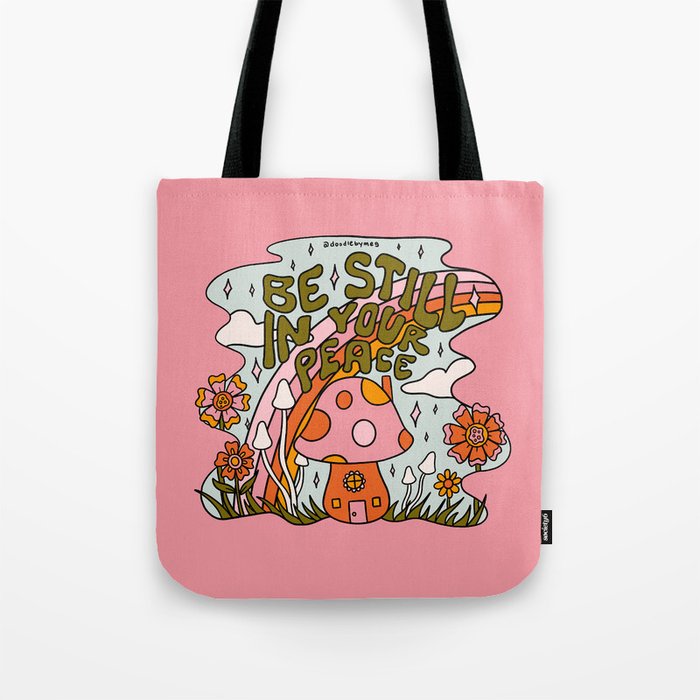 Be Still In Your Peace Tote Bag Gallery Image 1