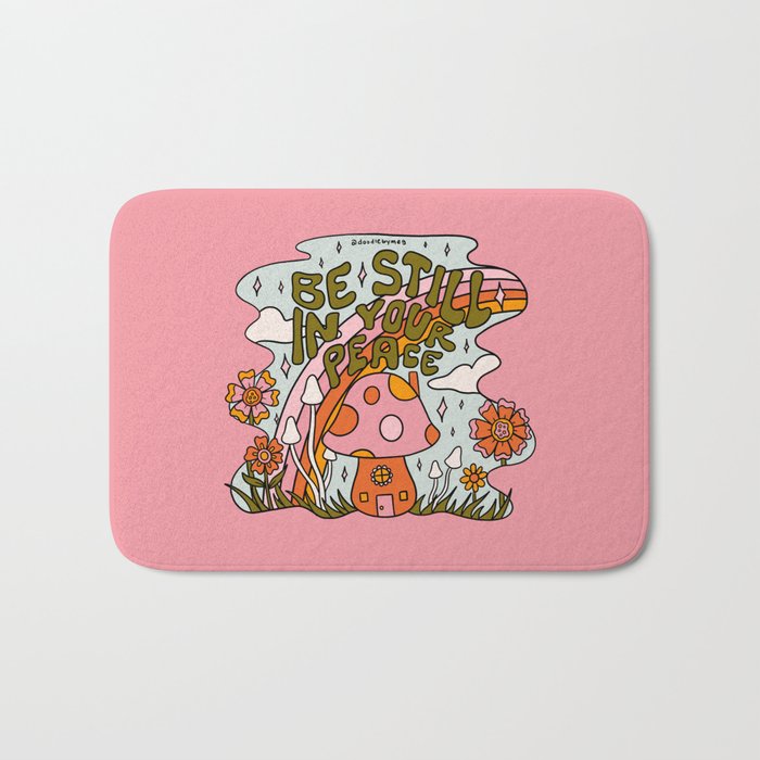 Be Still In Your Peace Bath Mat Gallery Image 1