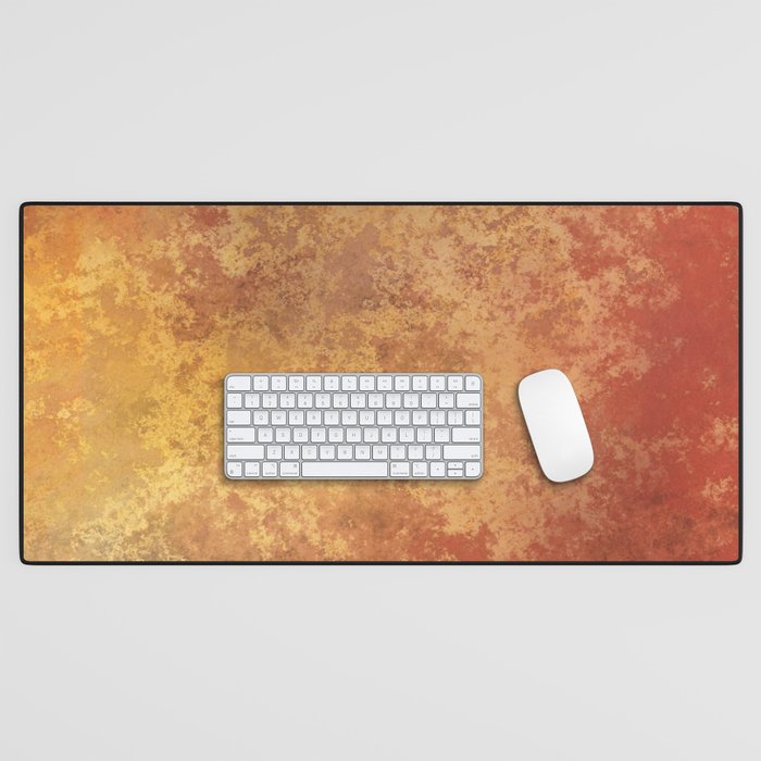 Rusted Copper and Gold Desk Mat Gallery Image 1