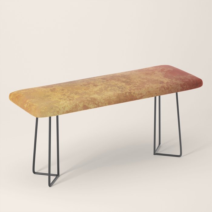 Rusted Copper and Gold Bench Gallery Image 1