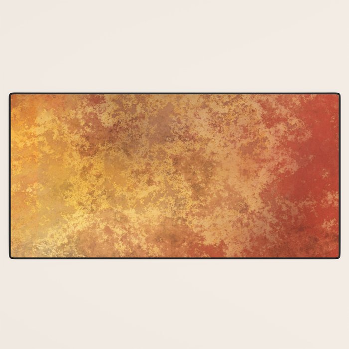 Rusted Copper and Gold Desk Mat Gallery Image 3