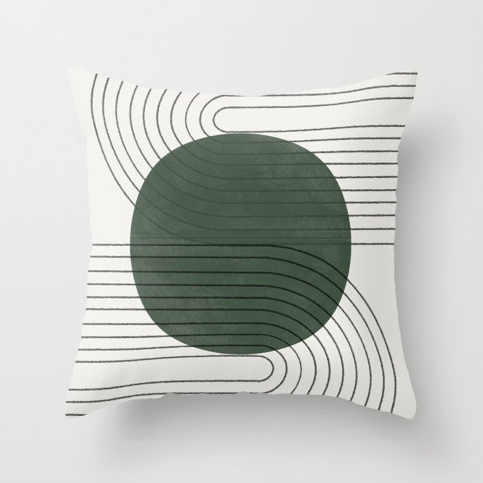 New Greeny Balance Throw Pillow Gallery Image 6