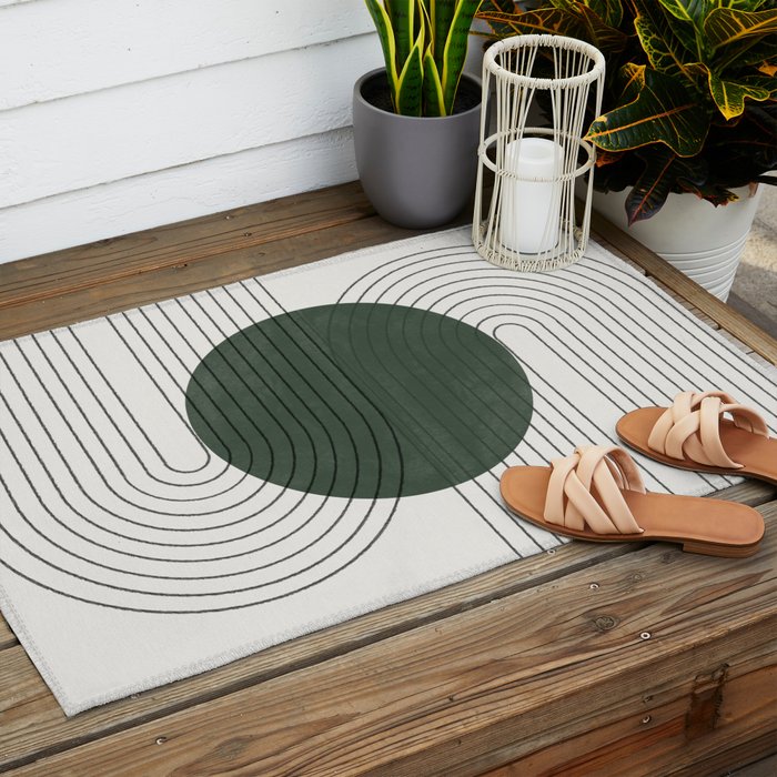 New Greeny Balance Outdoor Rug Gallery Image 2