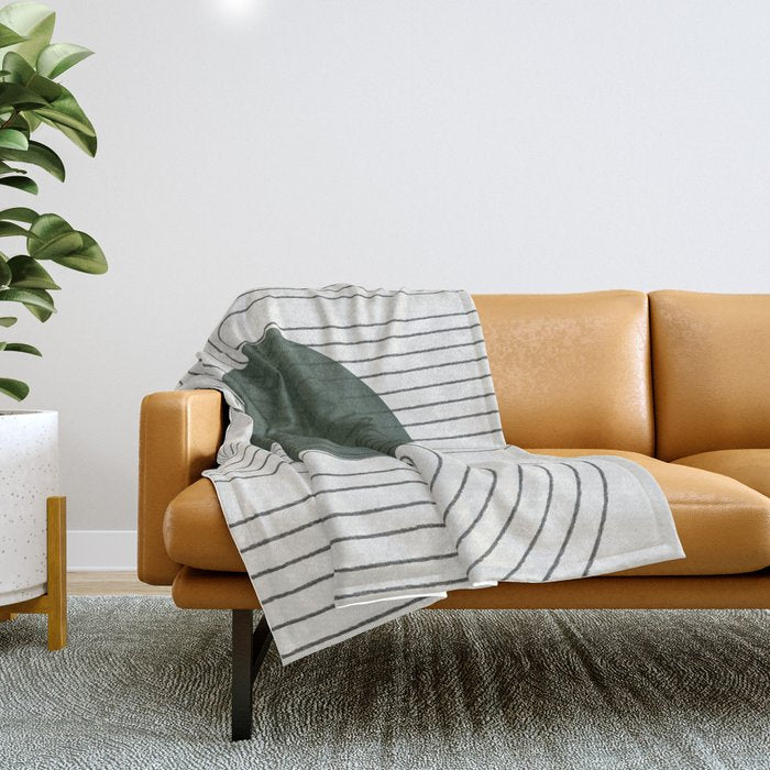 New Greeny Balance Throw Blanket Gallery Image 1