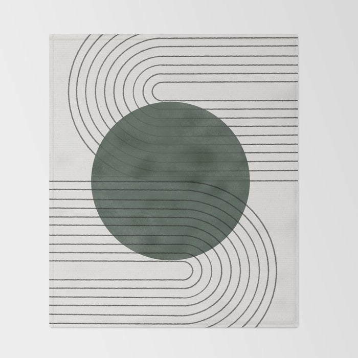 New Greeny Balance Throw Blanket Gallery Image 2