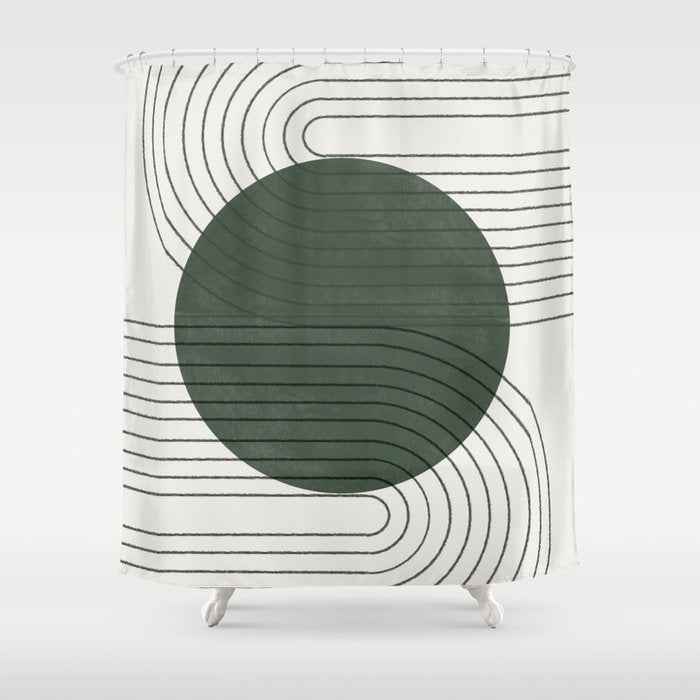 New Greeny Balance Shower Curtain Gallery Image 1