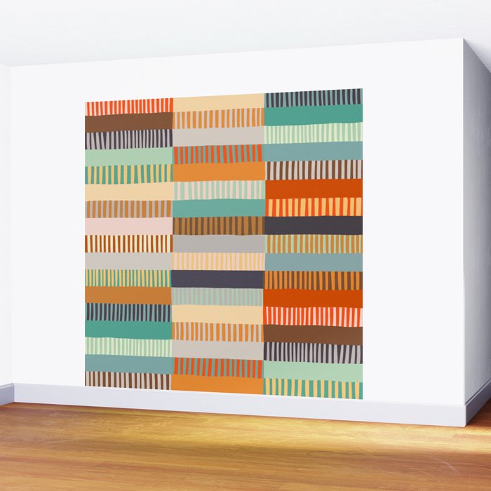 Fall Grandmother's Quilt I Wall Mural Gallery Image 2