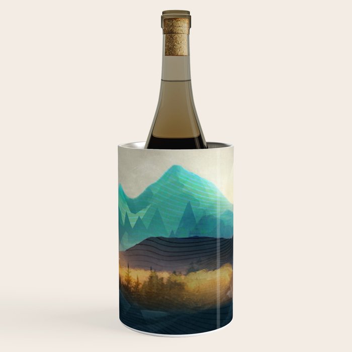 Green Wild Mountainside Wine Chiller Gallery Image 1