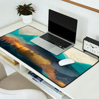 Green Wild Mountainside Desk Mat Gallery Image 2