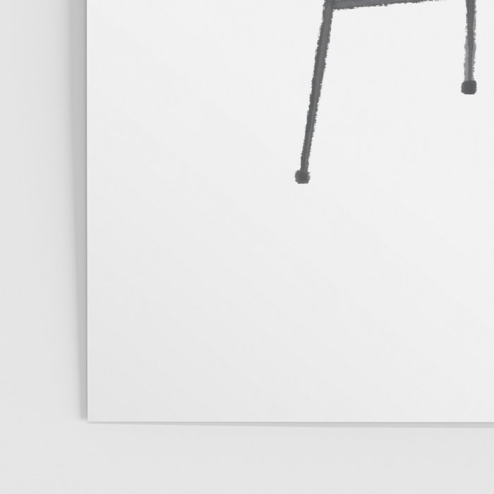 Lazy cat 2 enjoying coffee on rattan chair  Poster Gallery Image 3