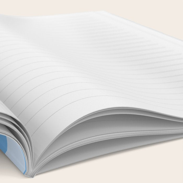 Light Blue Checks Notebook Gallery Image 2