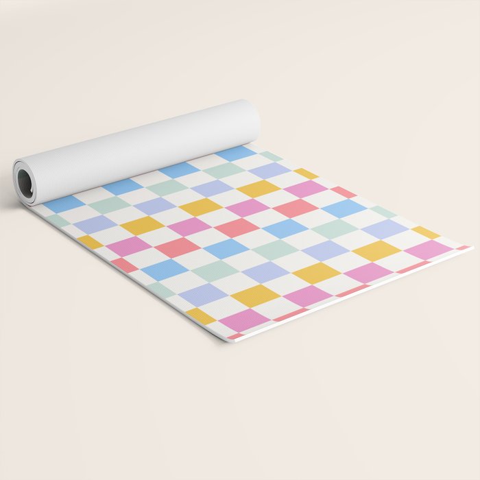 Check mate - rainbow Yoga Mat Gallery Image 2