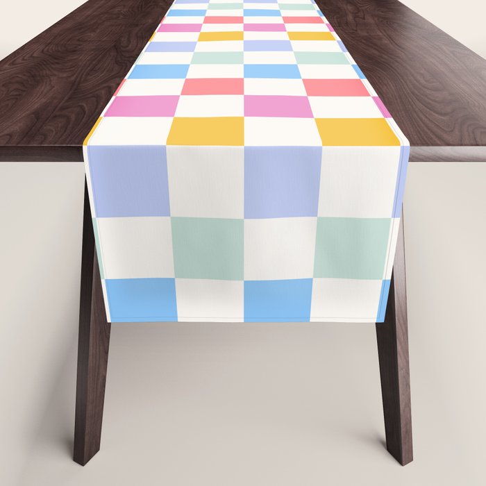 Check mate - rainbow Table Runner Gallery Image 1