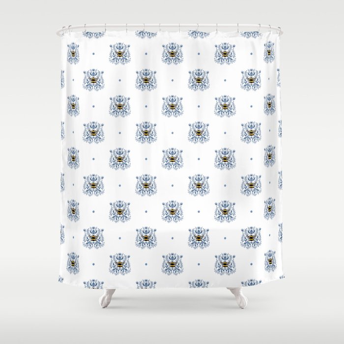 Bee Grace Shower Curtain Gallery Image 1