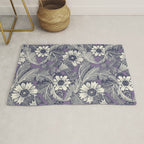 acanthus navy blue violet Rug Gallery Image 1