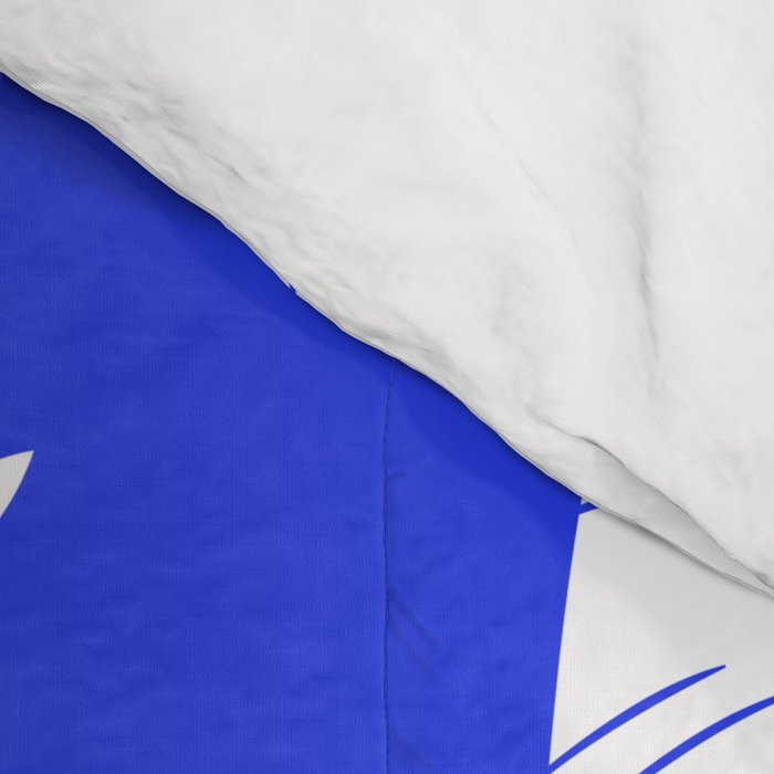 Blue greek statue and classic vintage monument pattern Comforter Gallery Image 4