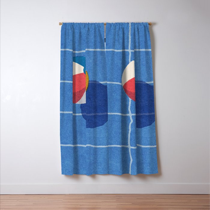 BALLS / Beach Ball I Window Curtain Gallery Image 3