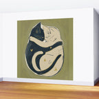 Cats In Love Wall Mural Gallery Image 2