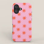 Pink and Red Stars iPhone Case Gallery Image 1