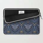 Celestial Forest Damask - celestial blue Laptop Sleeve Gallery Image 2