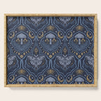 Celestial Forest Damask - celestial blue Serving Tray Gallery Image 1