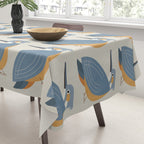 Whimsy Blue-eared Kingfisher Tablecloth Gallery Image 3