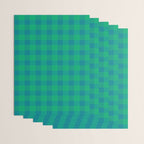 Retro Green Gingham Wrapping Paper Gallery Image 3