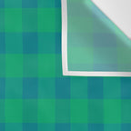 Retro Green Gingham Wall Tapestry Gallery Image 3