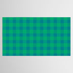 Retro Green Gingham Tablecloth Gallery Image 2