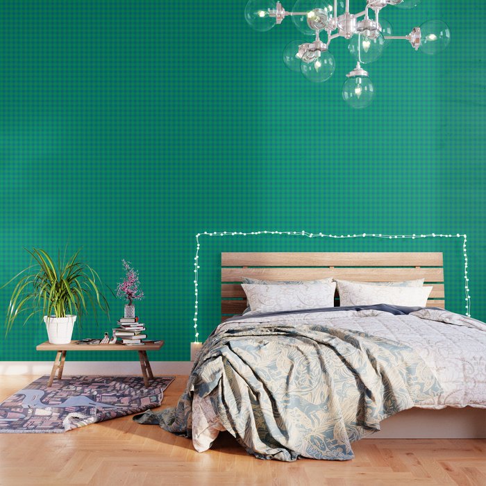 Retro Green Gingham Wallpaper Gallery Image 3
