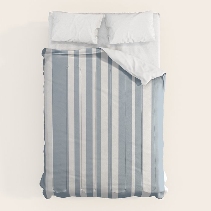 Classic Stripes XXXVI - Natural Blue  Comforter Gallery Image 1
