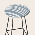 Classic Stripes XXXVI - Natural Blue  Stool Gallery Image 2