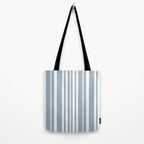Classic Stripes XXXVI - Natural Blue  Tote Bag Gallery Image 2