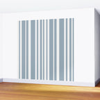 Classic Stripes XXXVI - Natural Blue  Wall Mural Gallery Image 2