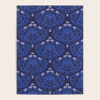 Butterflies and blossom blues pattern Poster Gallery Image 4