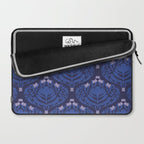 Butterflies and blossom blues pattern Laptop Sleeve Gallery Image 2