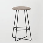 Minimalist, Boho, Line Art in Stone Beige Stool Gallery Image 1
