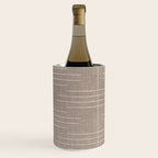 Minimalist, Boho, Line Art in Stone Beige Wine Chiller Gallery Image 3