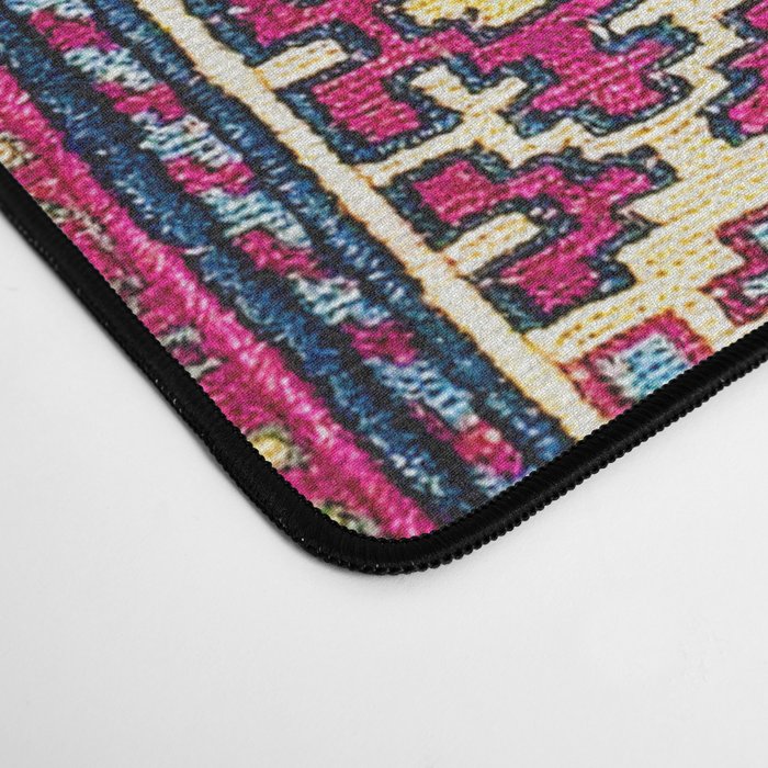 Khamseh Shahsavan Sumakh Azerbaijan Persian Tribal Bag Print Desk Mat Gallery Image 4
