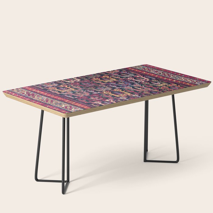 Khamseh Shahsavan Sumakh Azerbaijan Persian Tribal Bag Print Coffee Table Gallery Image 1