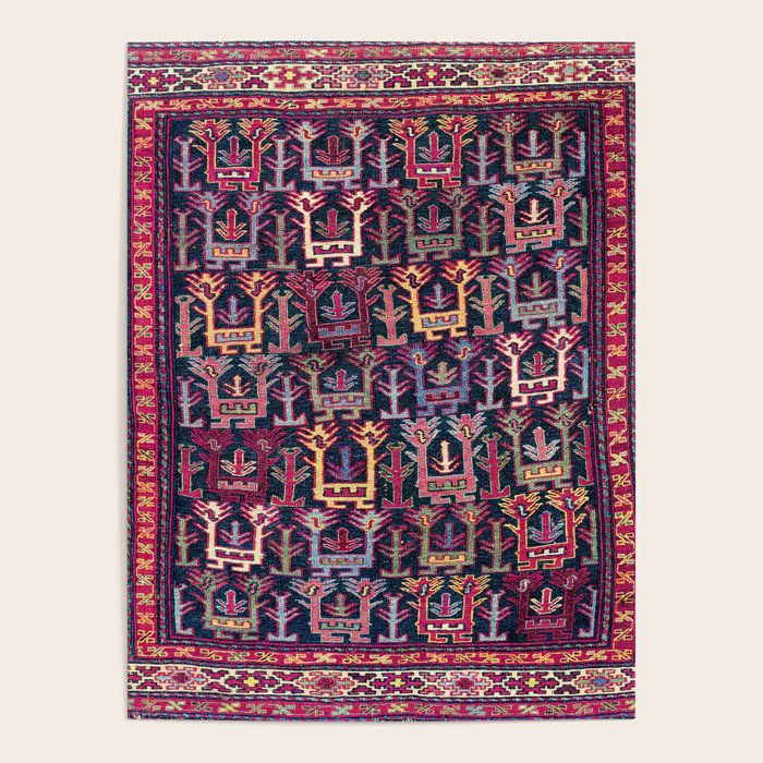 Khamseh Shahsavan Sumakh Azerbaijan Persian Tribal Bag Print Poster Gallery Image 4