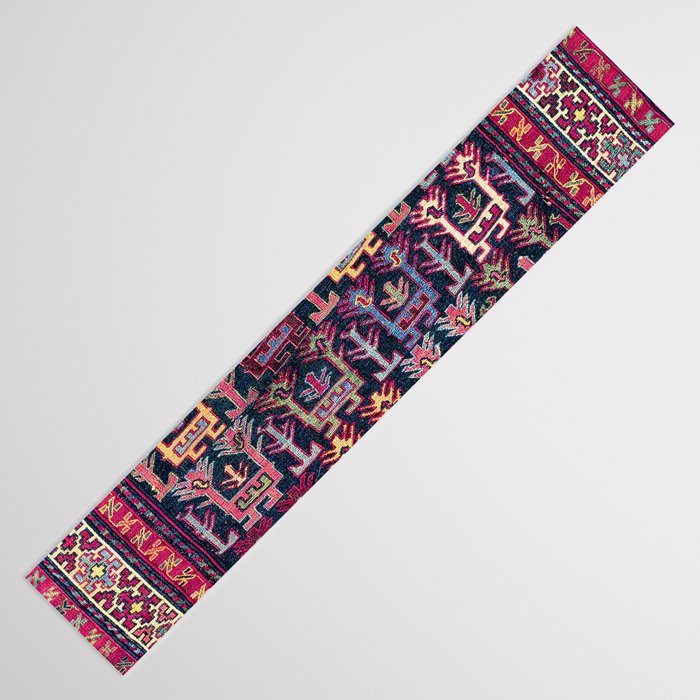 Khamseh Shahsavan Sumakh Azerbaijan Persian Tribal Bag Print Table Runner Gallery Image 3