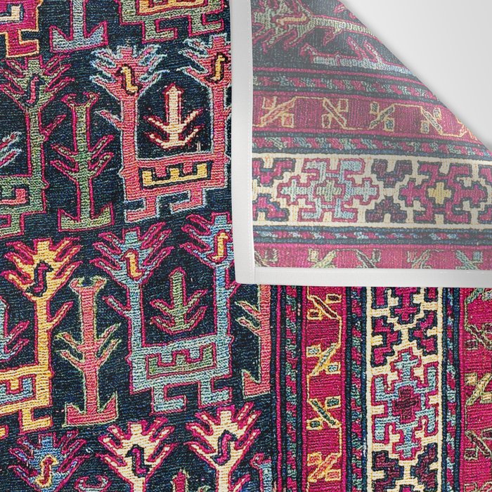 Khamseh Shahsavan Sumakh Azerbaijan Persian Tribal Bag Print Wall Tapestry Gallery Image 3