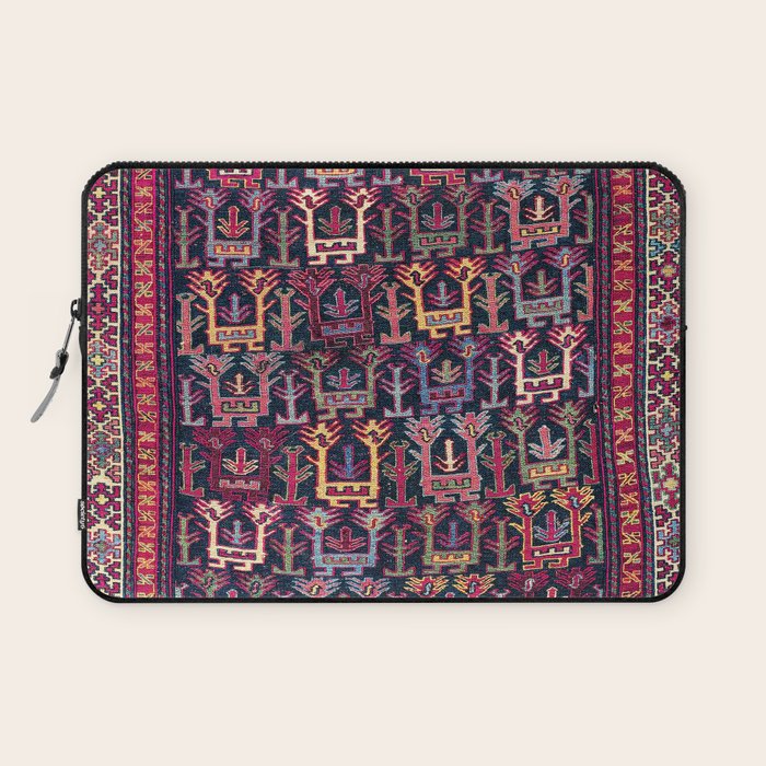 Khamseh Shahsavan Sumakh Azerbaijan Persian Tribal Bag Print Laptop Sleeve Gallery Image 1