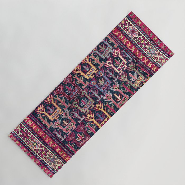 Khamseh Shahsavan Sumakh Azerbaijan Persian Tribal Bag Print Yoga Mat Gallery Image 1