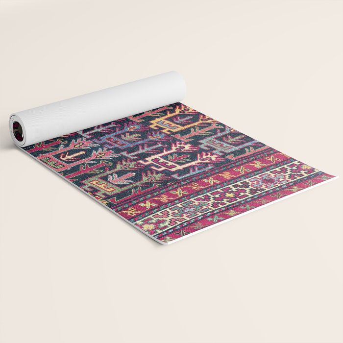 Khamseh Shahsavan Sumakh Azerbaijan Persian Tribal Bag Print Yoga Mat Gallery Image 2