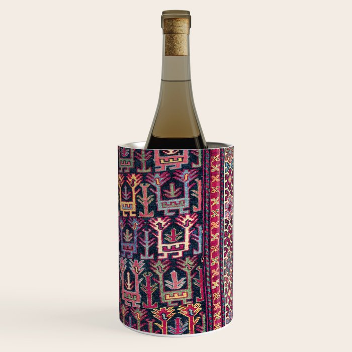 Khamseh Shahsavan Sumakh Azerbaijan Persian Tribal Bag Print Wine Chiller Gallery Image 3