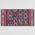Khamseh Shahsavan Sumakh Azerbaijan Persian Tribal Bag Print Desk Mat Gallery Image 3