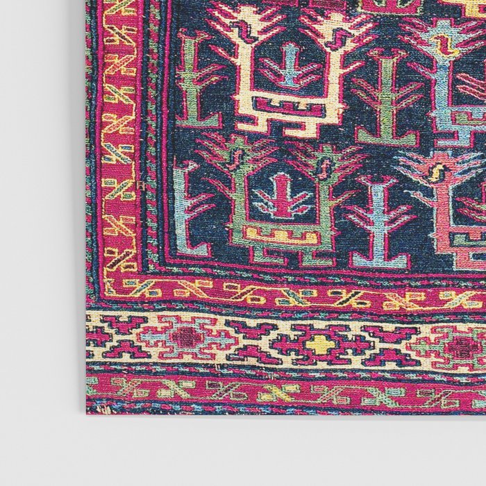 Khamseh Shahsavan Sumakh Azerbaijan Persian Tribal Bag Print Poster Gallery Image 3