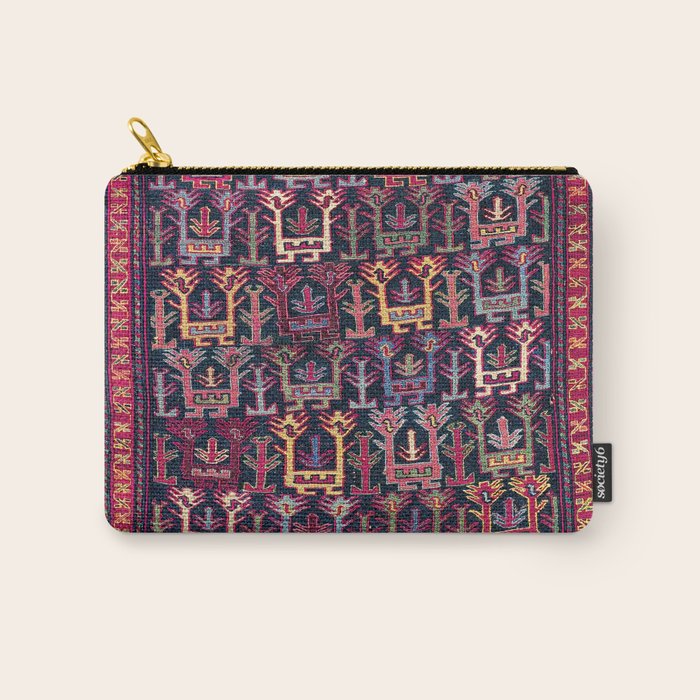 Khamseh Shahsavan Sumakh Azerbaijan Persian Tribal Bag Print Carry All Pouch Gallery Image 1
